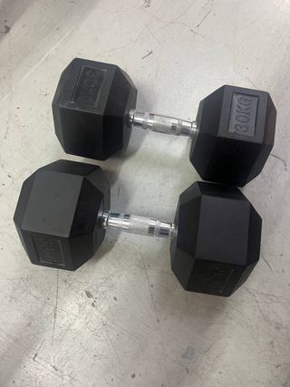 Mancuernas Hexagonales 30kg (Par)