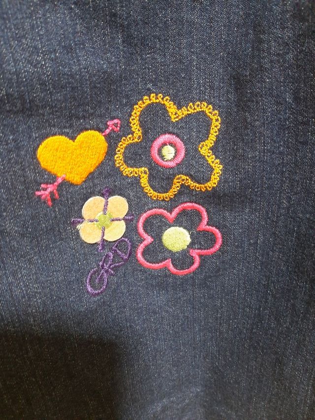 Chaqueta vaquera niña con forro rosa