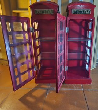 Conjunto 3 Armários Cabines Telefónicas