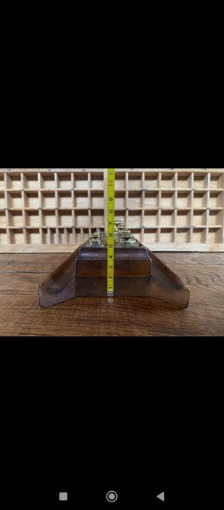 Antiguo juego de pesas de latón