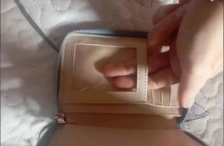 Cartera Stradivarius azul claro