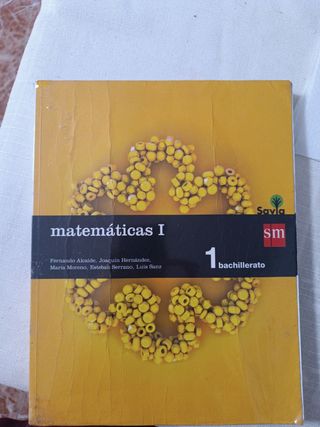 Matemáticas I. 1 Bachillerato. Savia