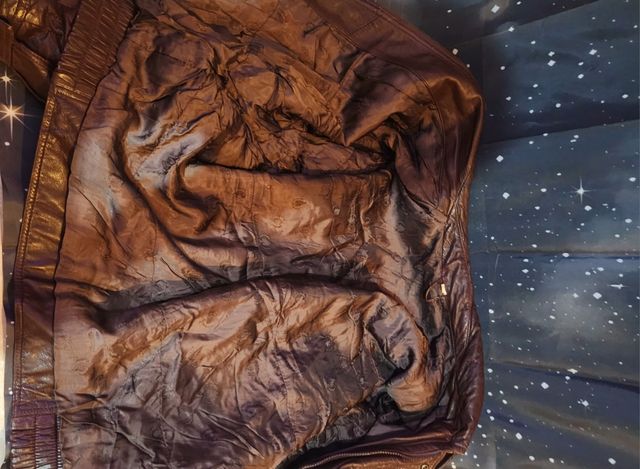 Giacca Pelle Vintage Marrone XL