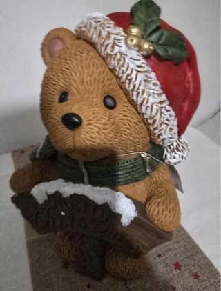 Orsetto Teddy con cappello natalizio