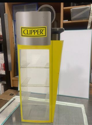 Expositor Clipper 4 pisos acrílico novo