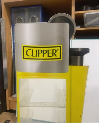 Expositor Clipper 4 pisos acrílico novo
