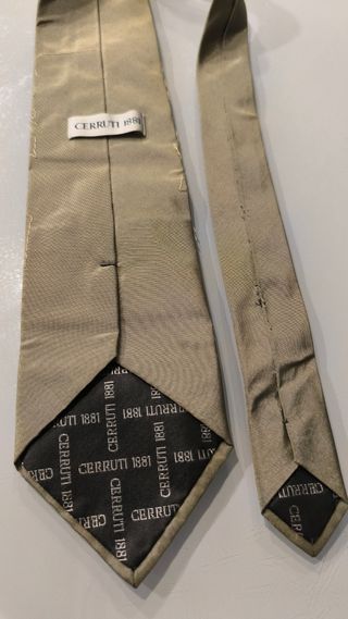 Corbata Cerruti 1881 verde oliva, verde, azul