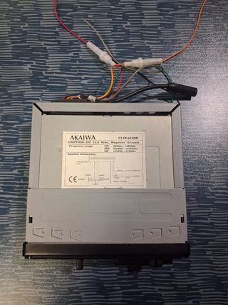 Radio Coche Akaiwa CT-IX 625DB Negro
