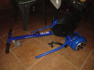 Hoverboard con asiento azul