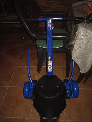 Hoverboard con asiento azul