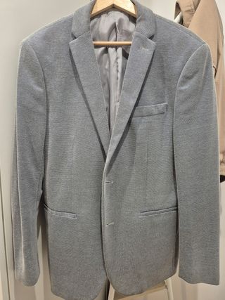 Americana blazer azul grisáceo - Talla 52