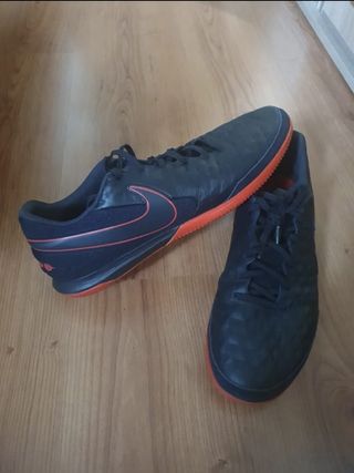 Zapatillas Futsal Nike Tiempo Negras