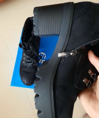 Botines Mustang Negro Talla 39