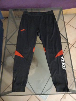 Pantalón Joma Negro y Rojo