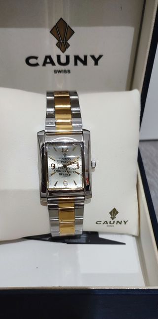 Reloj Cauny bicolor