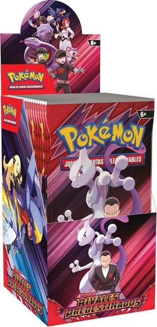 Cartas Pokémon Expositor 18 Sobres Rivales Predest