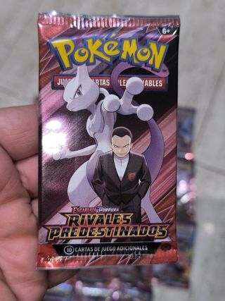 Cartas Pokémon Expositor 18 Sobres Rivales Predest