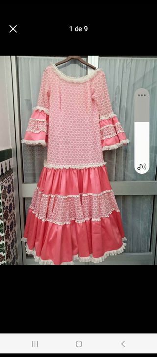 Vestido Gitana Canastero Talla 40