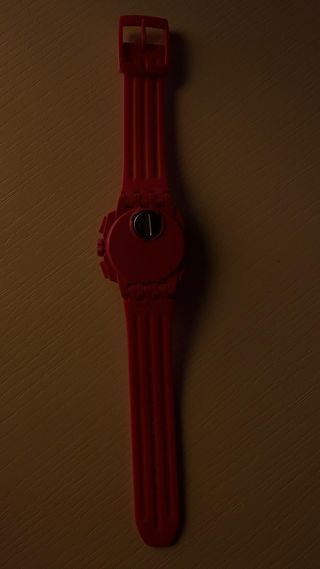 Orologio cronografo rosso Swatch