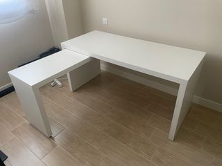 Escritorio Malm Blanco Extensible
