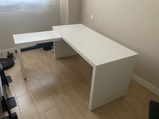 Escritorio Malm Blanco Extensible