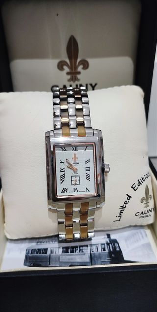 Reloj Cauny Oro y Plata