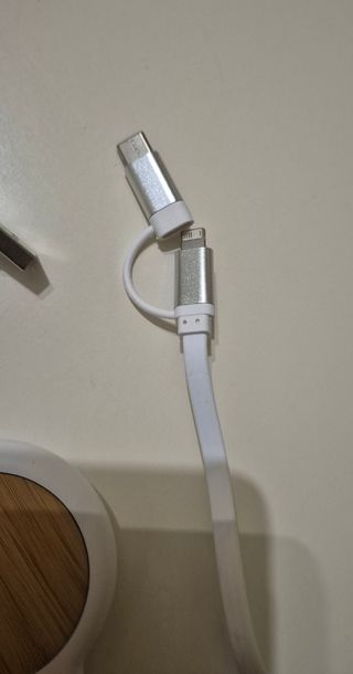 Caricatore Wireless 3 in 1 Bambù