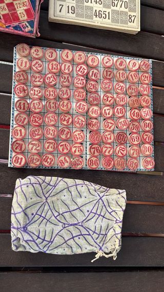 Juego de Bingo Antiguo