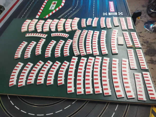 Scalextric Bordes Pista Arcenes Pianos Slot