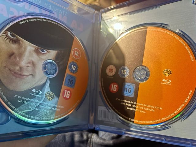 La Naranja Mecánica Blu-ray Edición Aniversario