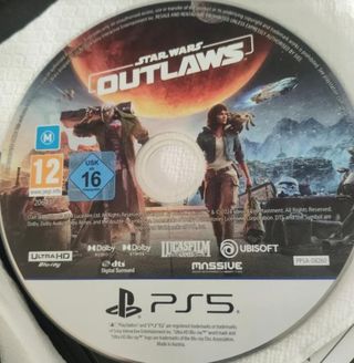Star Wars Outlaws PS5 Blu-ray solo disco