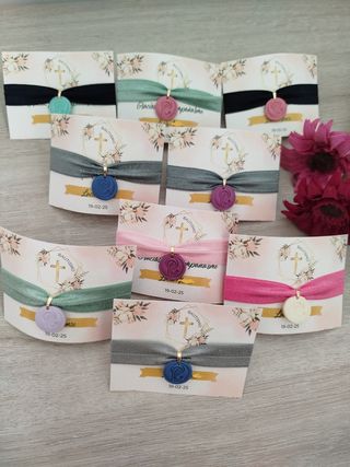 Pulsera detalle invitados comunión bautizo boda