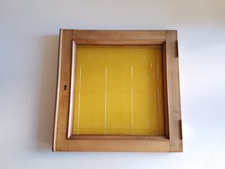 Puertas madera roble con cristal biselado