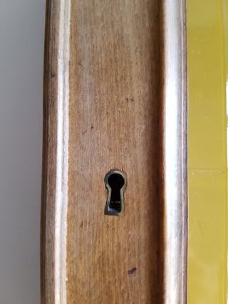 Puertas madera roble con cristal biselado