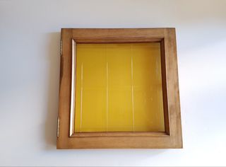 Puertas madera roble con cristal biselado