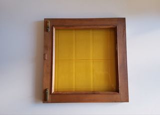 Puertas madera roble con cristal biselado