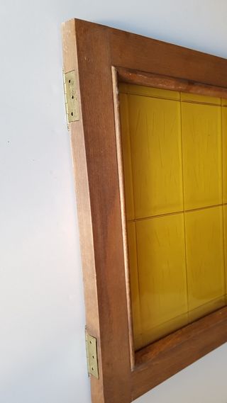 Puertas madera roble con cristal biselado