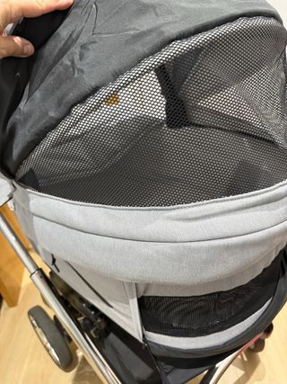 Cochecito bebé, 3 en 1, capazo, silla y huevo