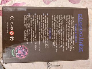 Bola de plasma decorativa