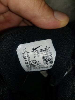 Nike Airmax  95 Negro sin caja usos 1 proba 