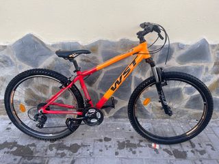 Bicicleta de Montaña WST Naranja/Roja
