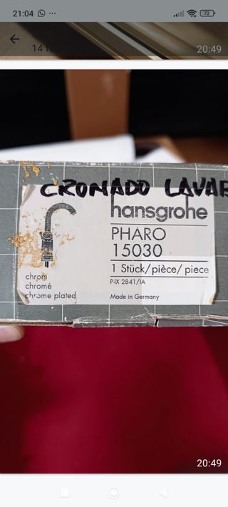6 Grifos Hansgrohe Pharo Lavabo/Bidé/Bañera