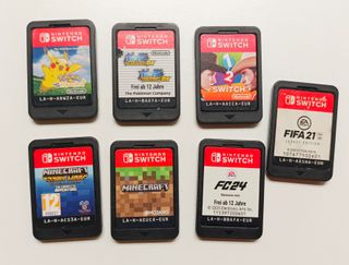 Giochi per Nintendo Switch: Pokémon, Minecraft, FIFA.