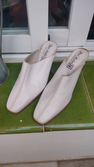 Zapatos de tacón Flexi Moda blancos