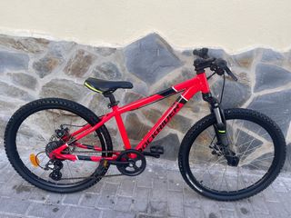 Bicicleta de Montaña Rockrider Roja