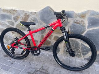Bicicleta de Montaña Rockrider Roja