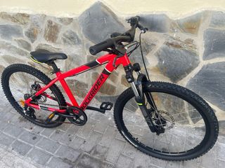 Bicicleta de Montaña Rockrider Roja