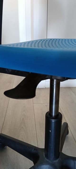 Silla giratoria Ikea azul