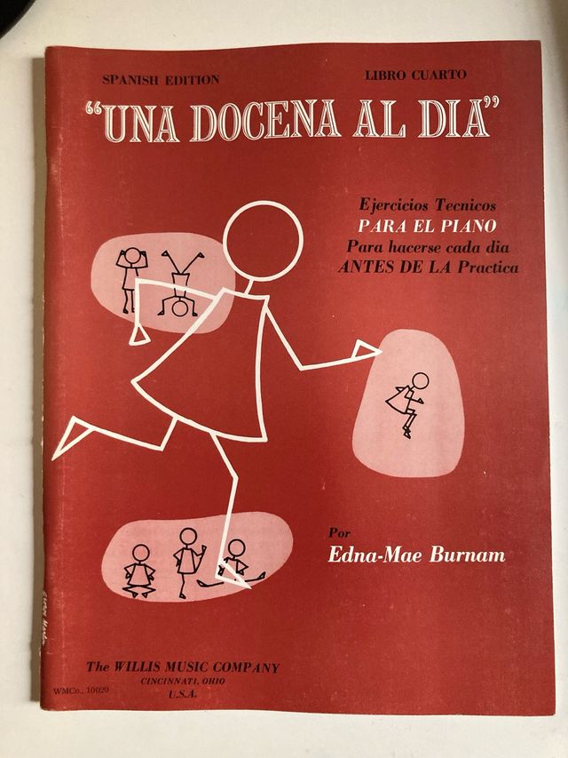 Libro Piano Una Docena al Día libro cuarto