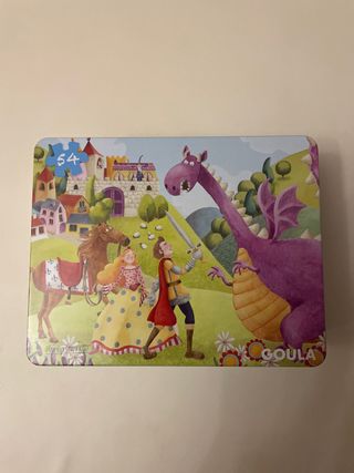 Puzzle Goula 54 piezas dragón y princesa